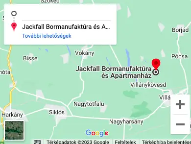 Borászat térkép